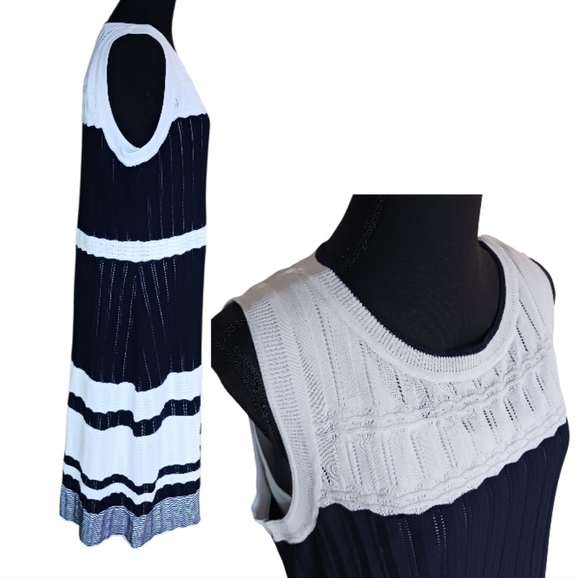 Talbots Pointelle Stitch Sweater Dress - Picture 3 of 9